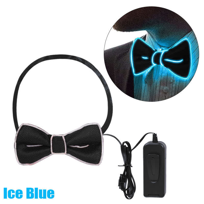 Men's LED Luminous Glowing Bow Tie - image 5