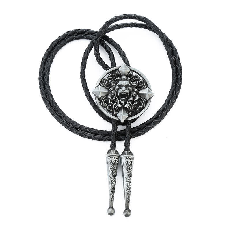 Novelty Animal Shape Howling Lion Bolo Tie - image 11
