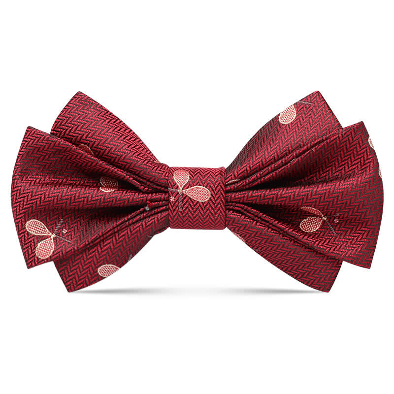Men's Deluxe Burgundy Tennis Racquet Bow Tie - Burgundy - image 0