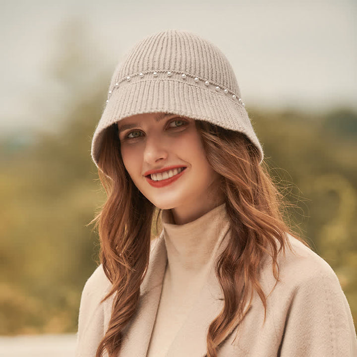 Women's Holiday Vacation Pearl Bucket Hat - image 1
