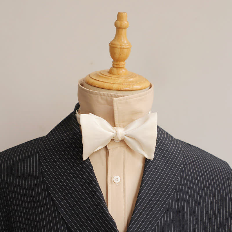 Men's Century Retro Double Layers Bow Tie - image 3