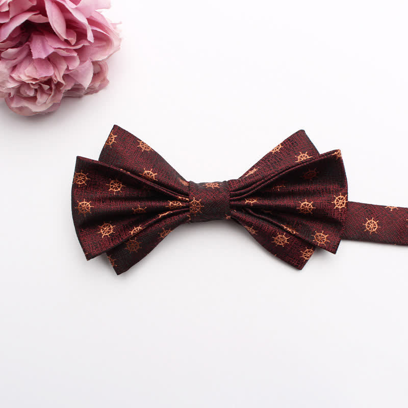 Men's Fangled Jacquard Texture Suit Bow Tie - # 17 - image 19