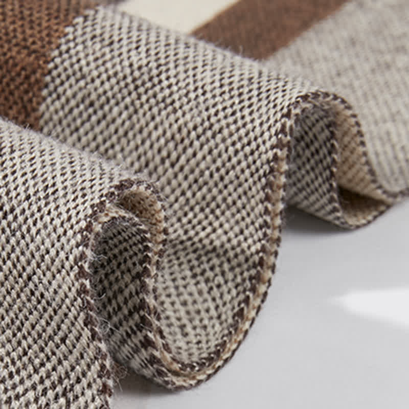 Men's Winter Classical Warm Plaid Stripe Scarf - image 11