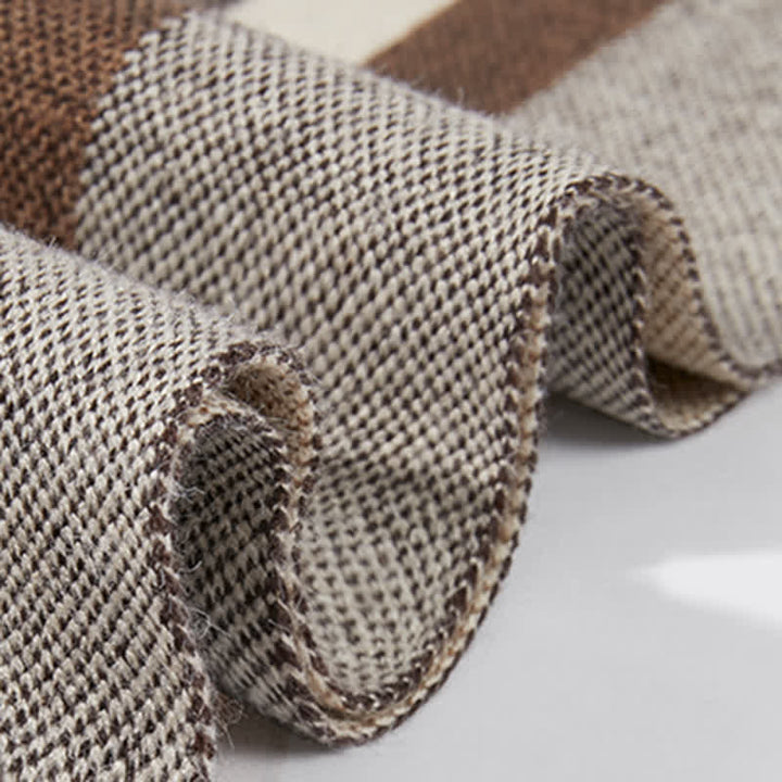 Men's Winter Classical Warm Plaid Stripe Scarf - image 11