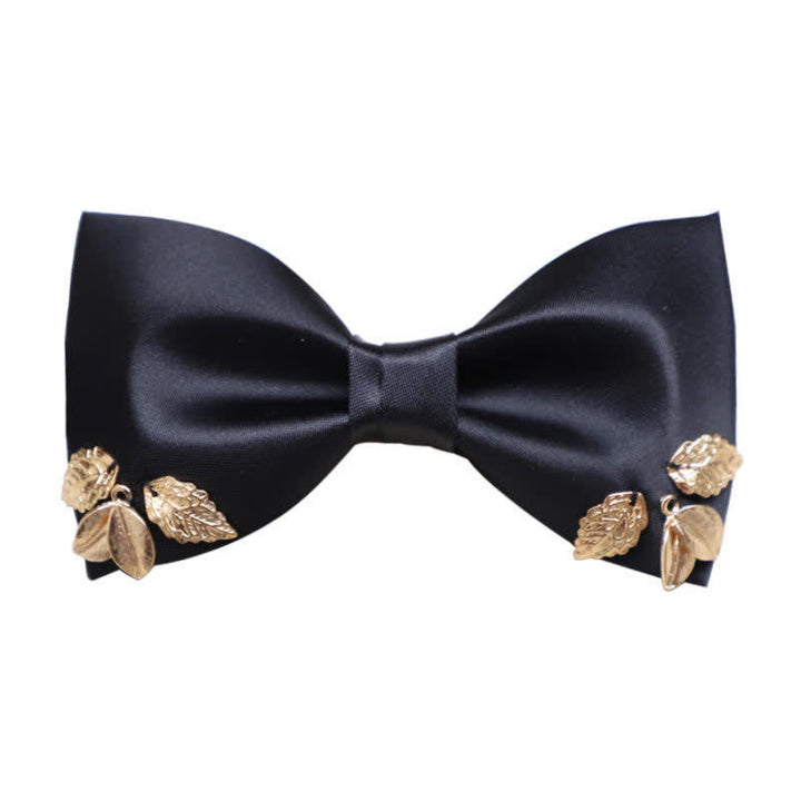 Men's Leaves Garden Wedding Bow Tie - image 4