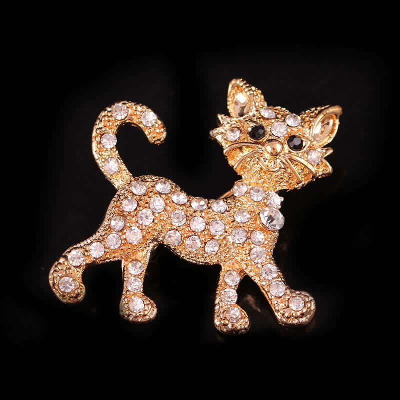 Women's Cute Kitty Cat Brooch - image 2
