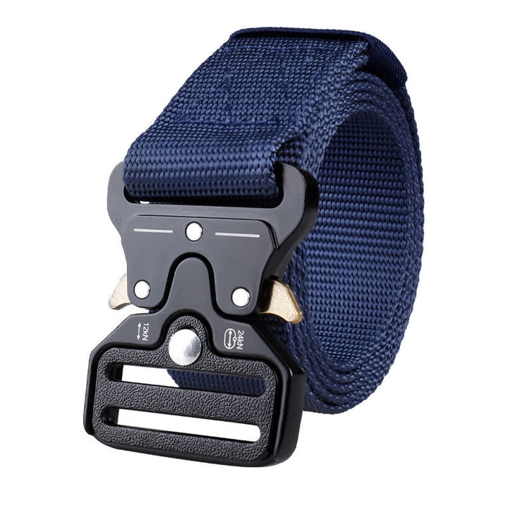 Men's Tactical Duty Adjustable Belt - Blue - 50" - image 8
